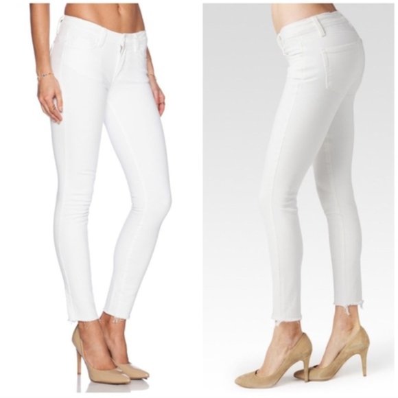 PAIGE white jeans verdugo ankle jeans - Picture 2 of 11